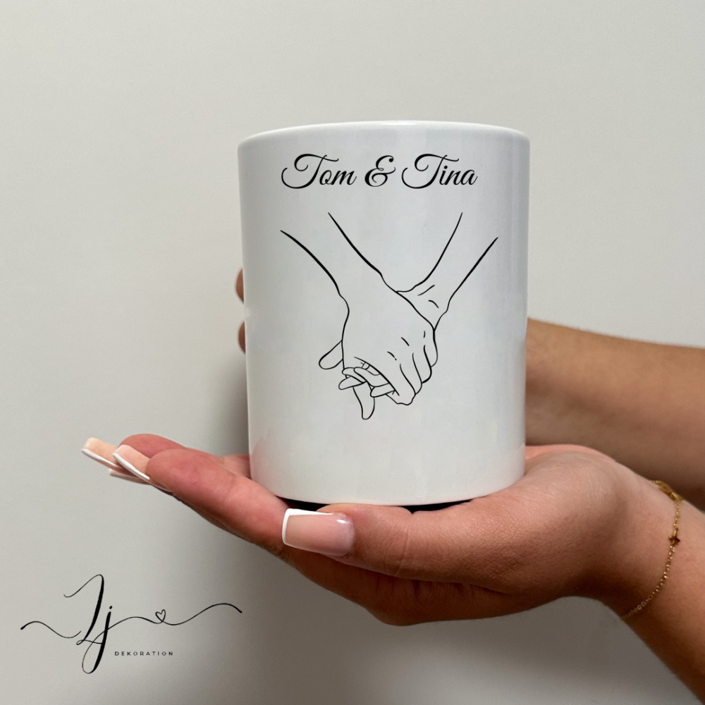 Handhalten Tasse