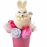 Häschenstrauß in Tasse