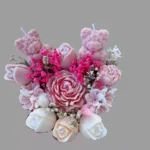 Kerzenstrauß Muttertag Bärchen