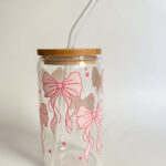 Glasbecher Schleifchen