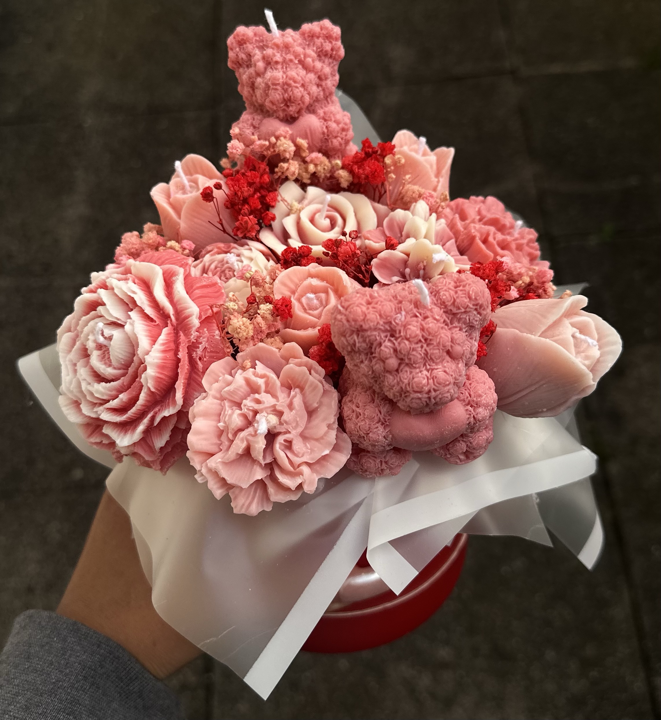 img_2868-2 Kerzenstrauß Lyra – Bild 1