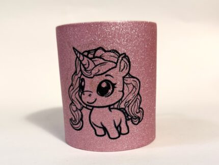 Einhorn Glitzer Tasse