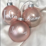 Christbaumkugel  Rosa