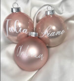 Christbaumkugel  Rosa