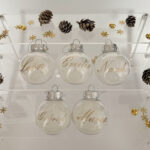 Christbaumkugel durchsichtig