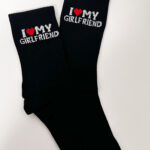 I Love my Girlfriend Socken
