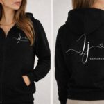 Sweatjacke mit Logo